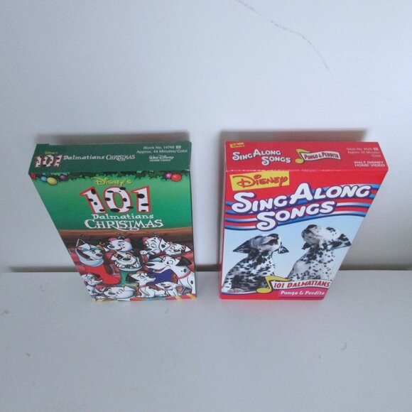 VHS Tapes - 101 Dalmatians Christmas & Dalmatians Sing Along - Picture 2 of 7